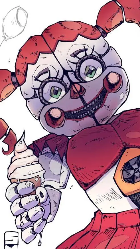 ai character: circus baby background