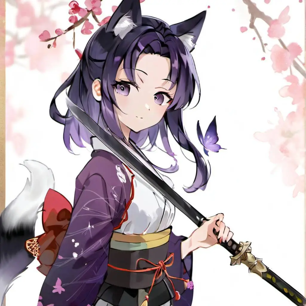 ai character: shinobu gato background