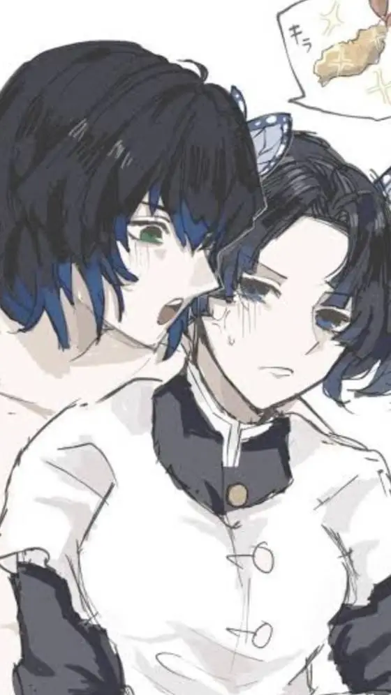 ai character: inosuke and aoi background