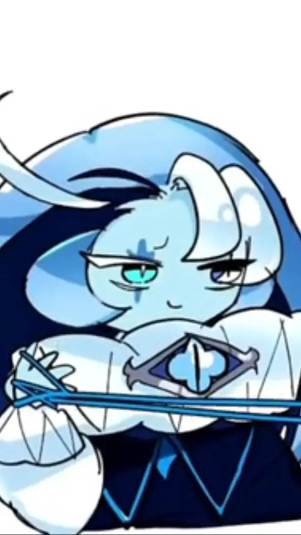 ai character: shadow milk cookie background