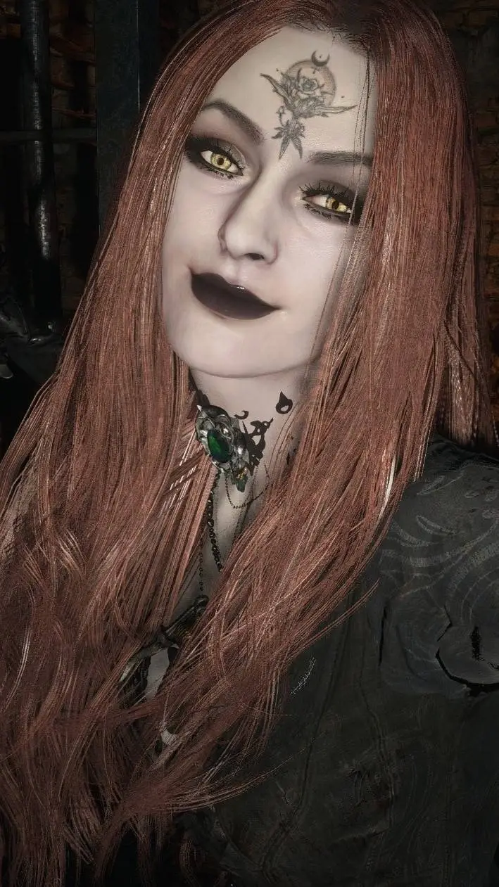 ai character: Daniela Dimitrescu background