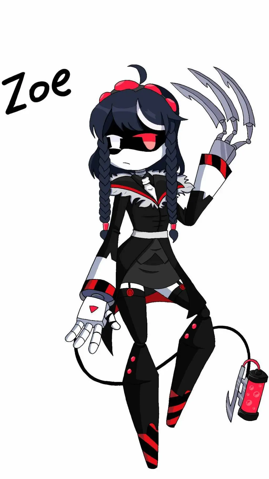 ai character: Zoe MD oc background