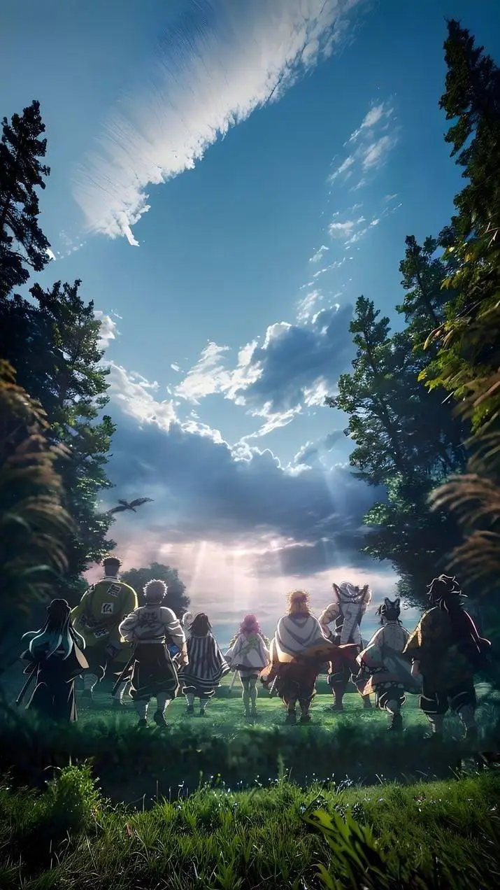 ai character: Demon Slayer  background