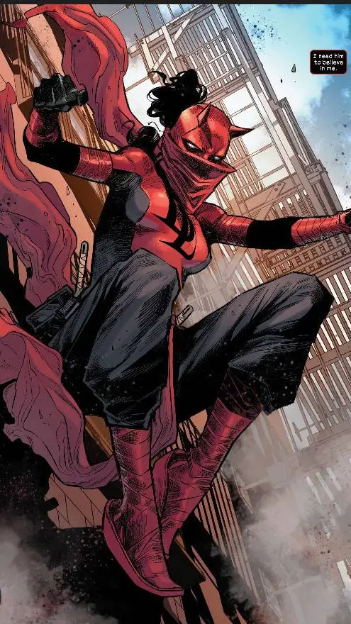 ai character: female daredevil  background