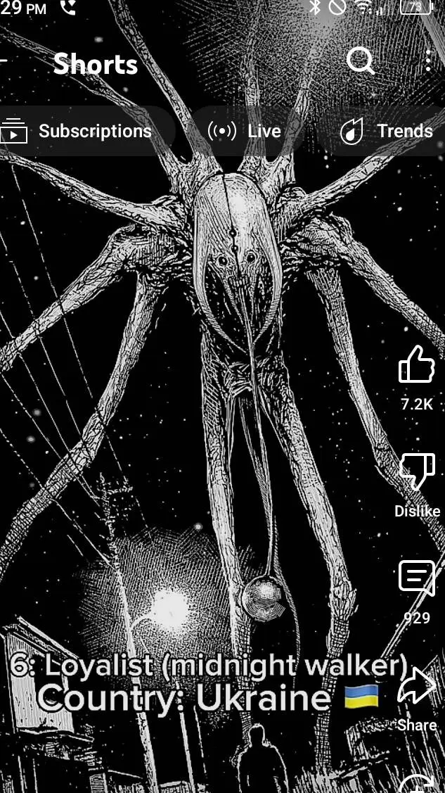 ai character: midnight Walker  background