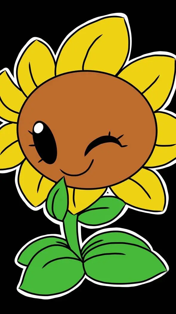 ai character: Sunflower 🌻 background