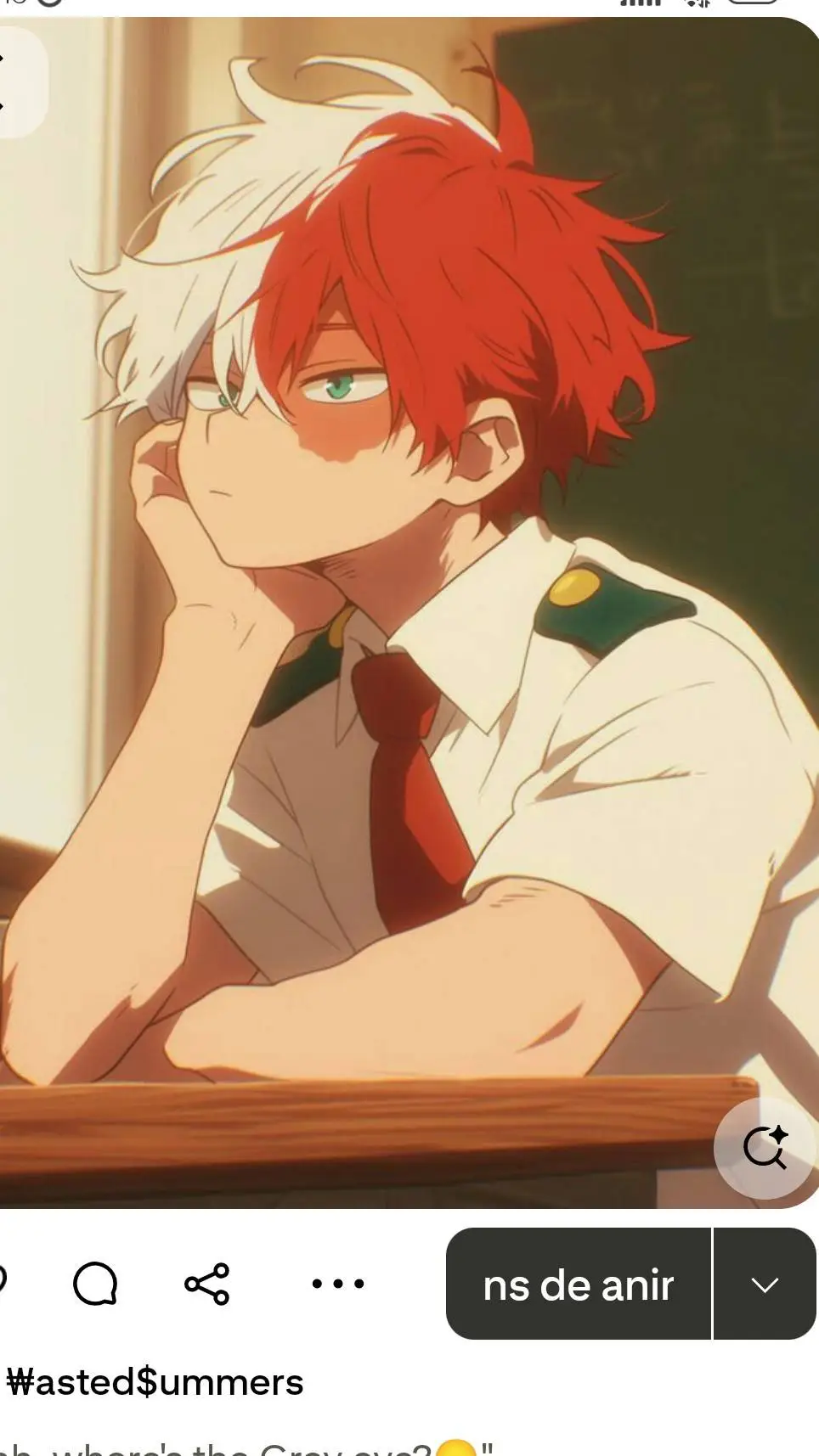 ai character: todoriko  background