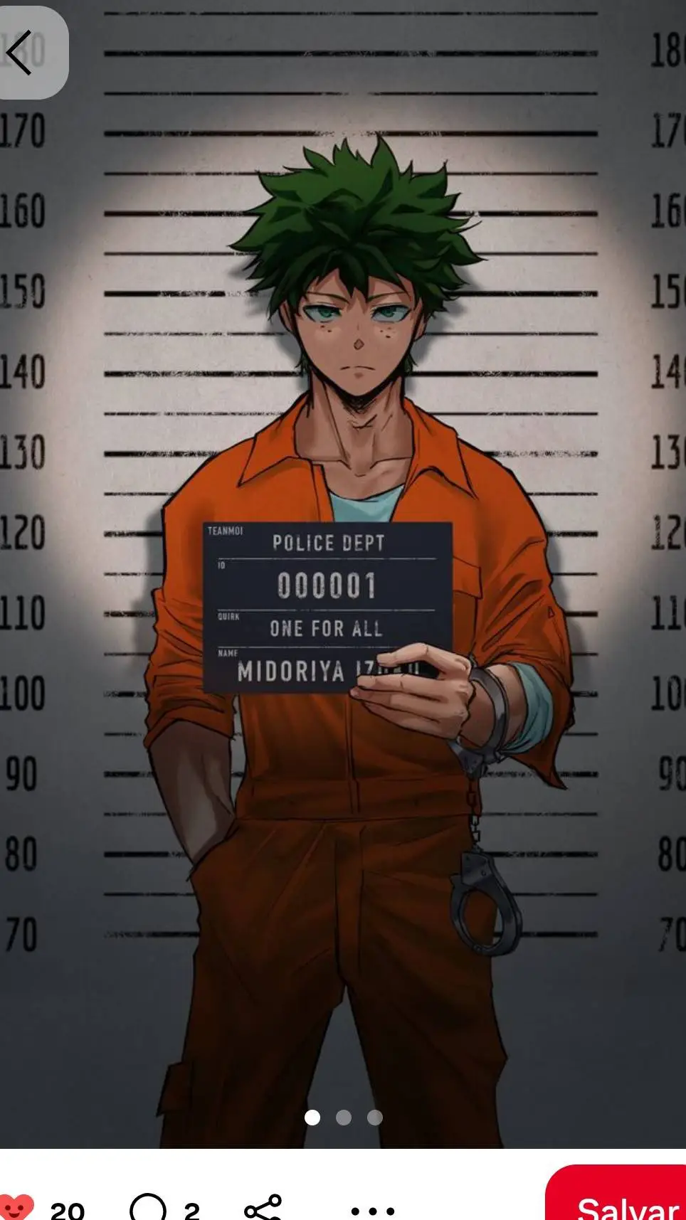 ai character: deku background