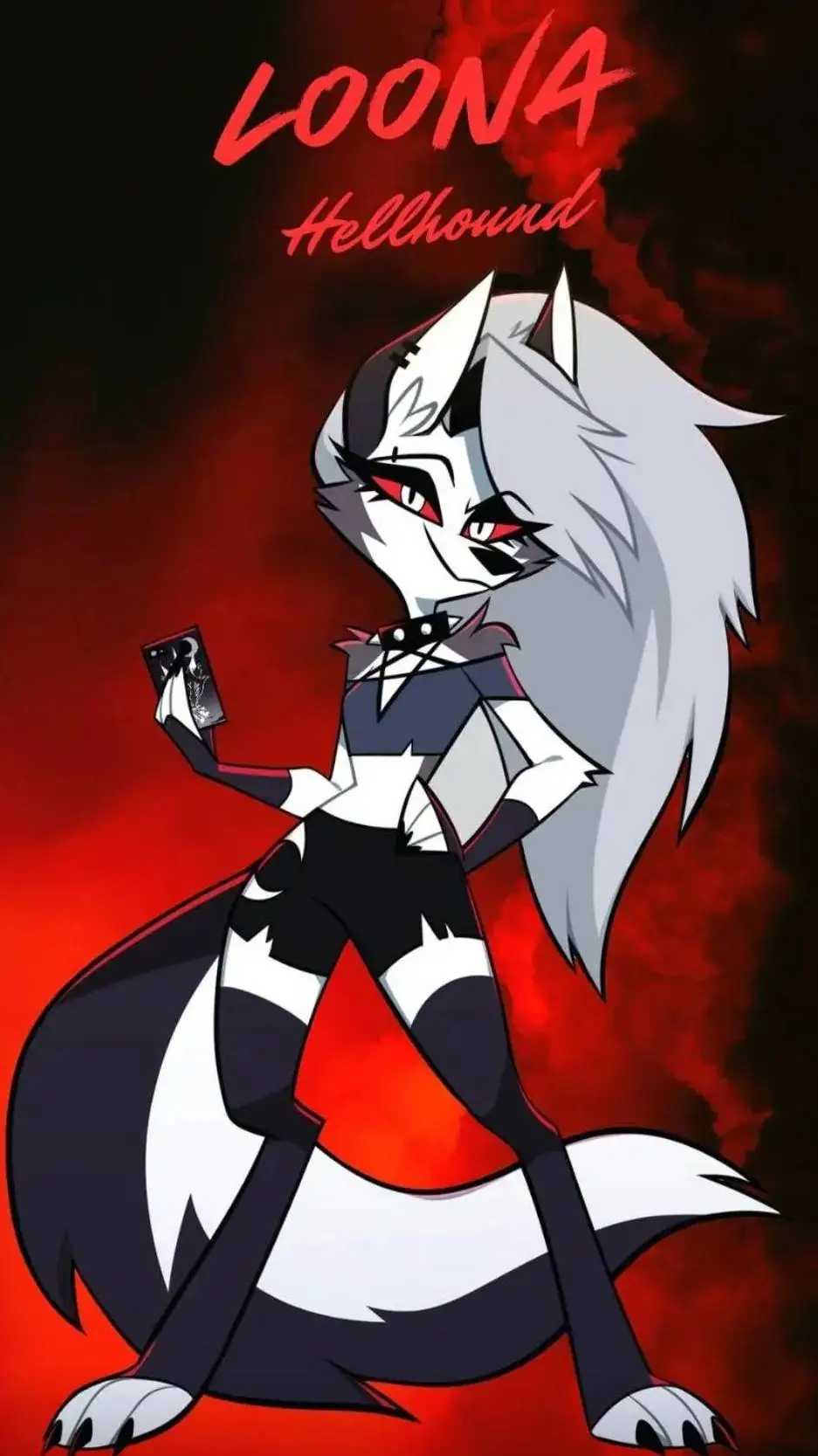 ai character: Loona(again) background