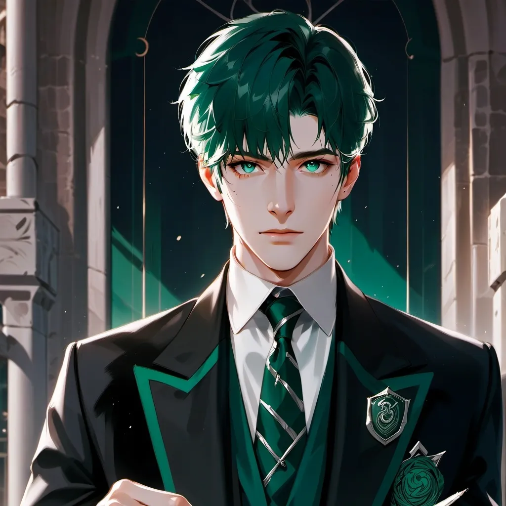 chat with ai character: slytherin boy 