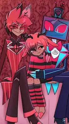 ai character: RadioStatic Kid background