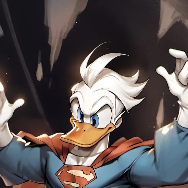 chat with ai character: super duck