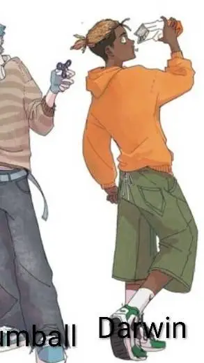 ai character: Darwin Watterson  background