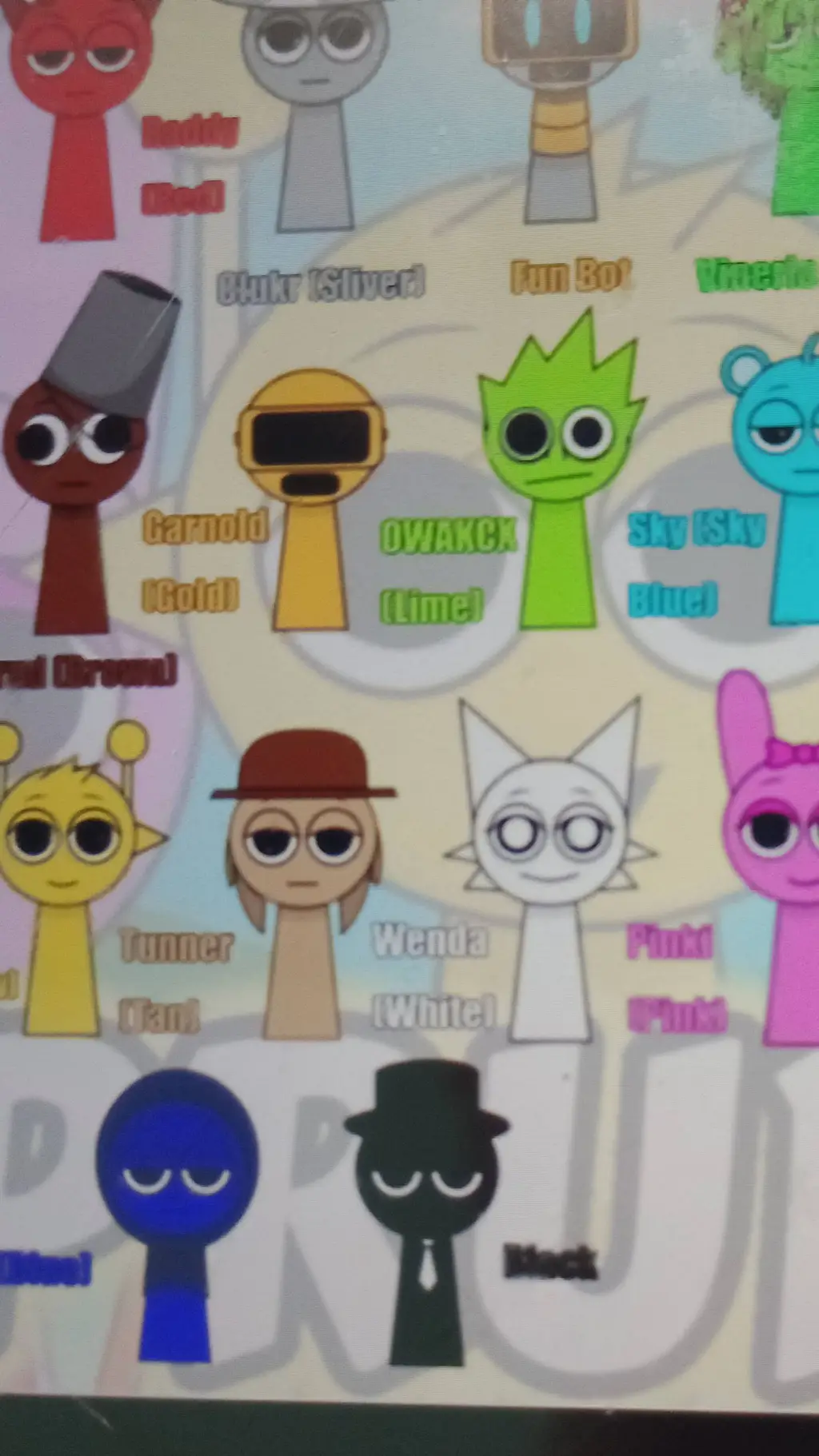 ai character: sprunki fnf Roblox background