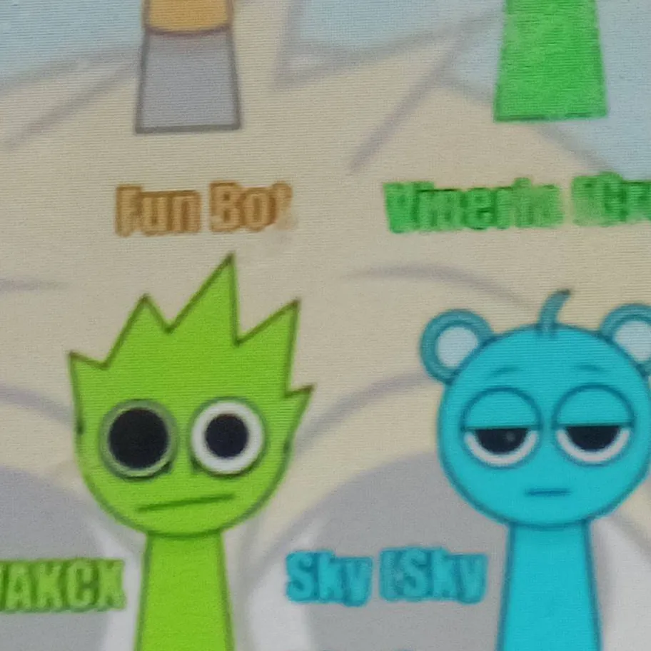 chat with ai character: sprunki can't see