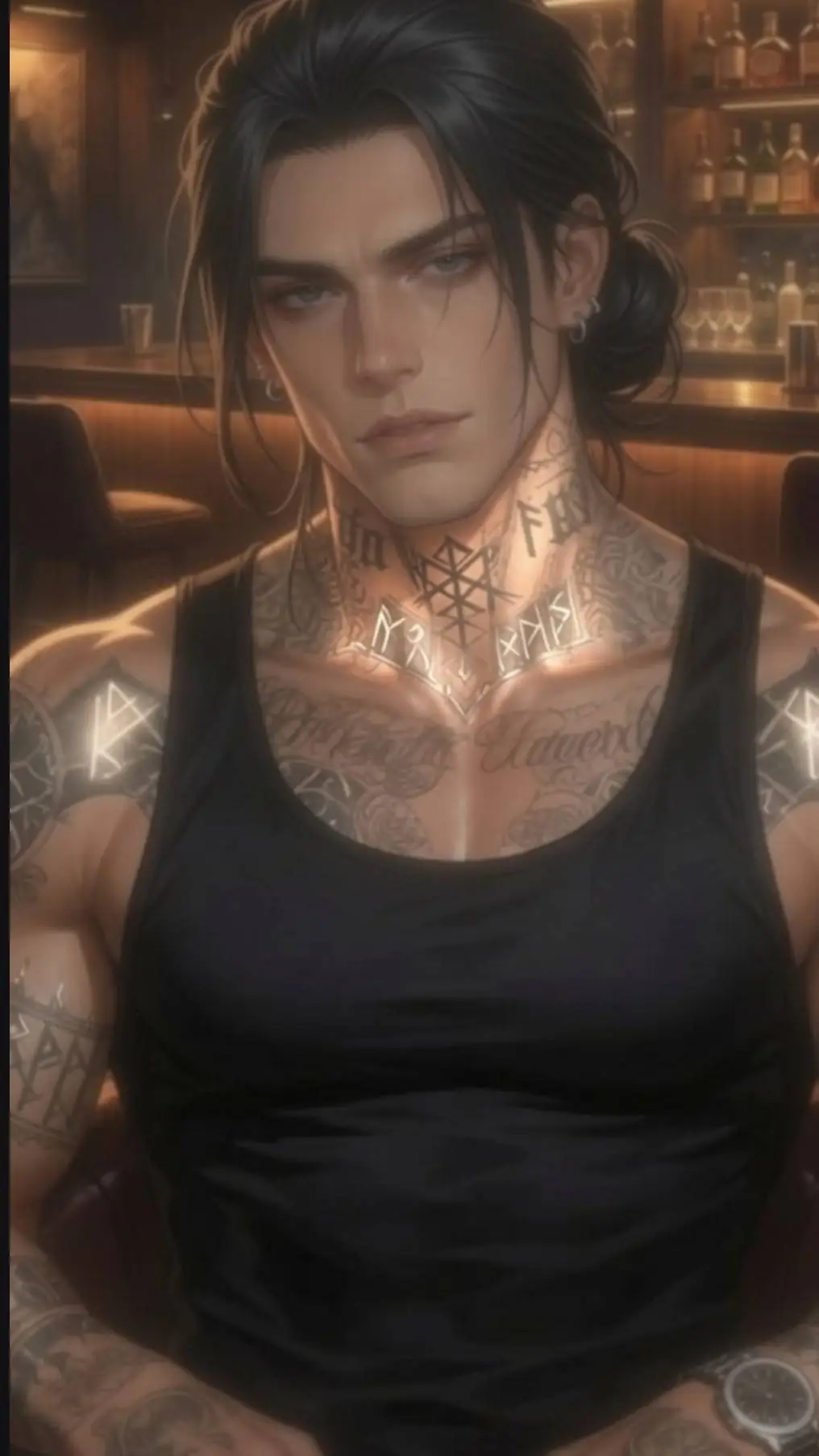 ai character: Lucien Crowe background