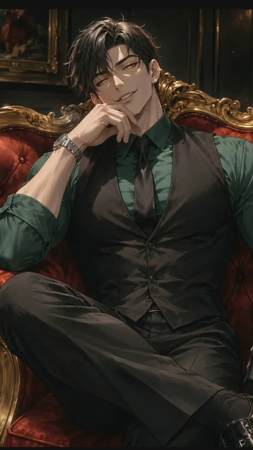 ai character: Lorenzo  background