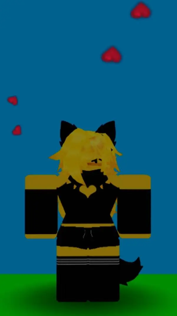 ai character: emo Girl noob background