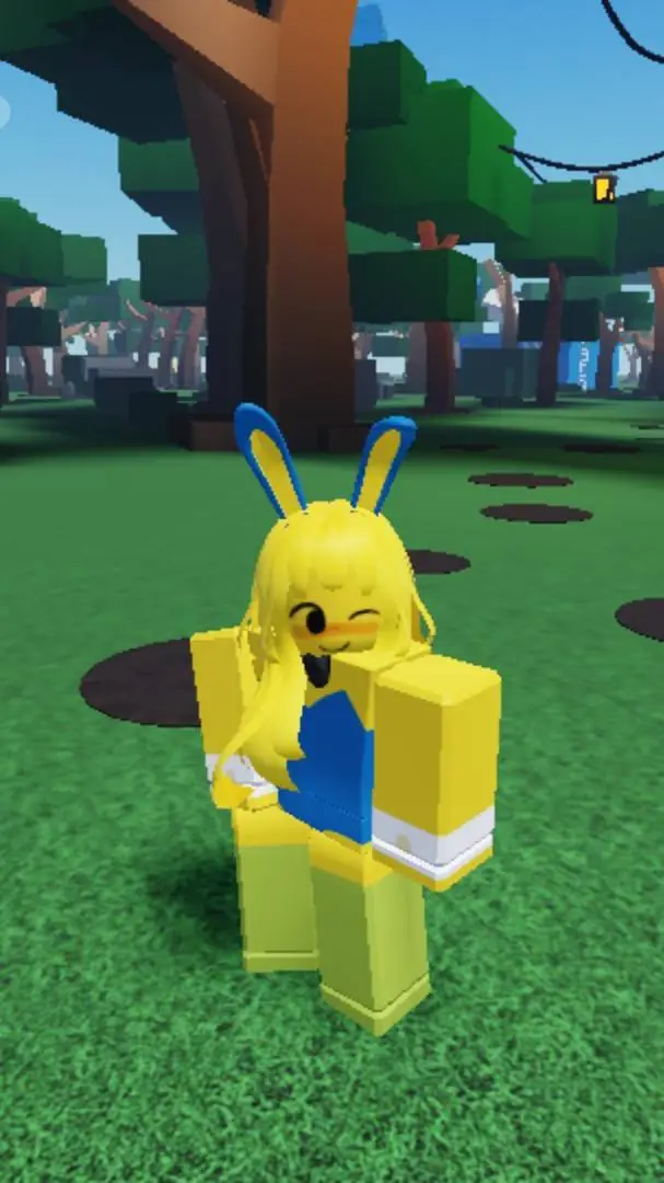 ai character: Bunny noob background