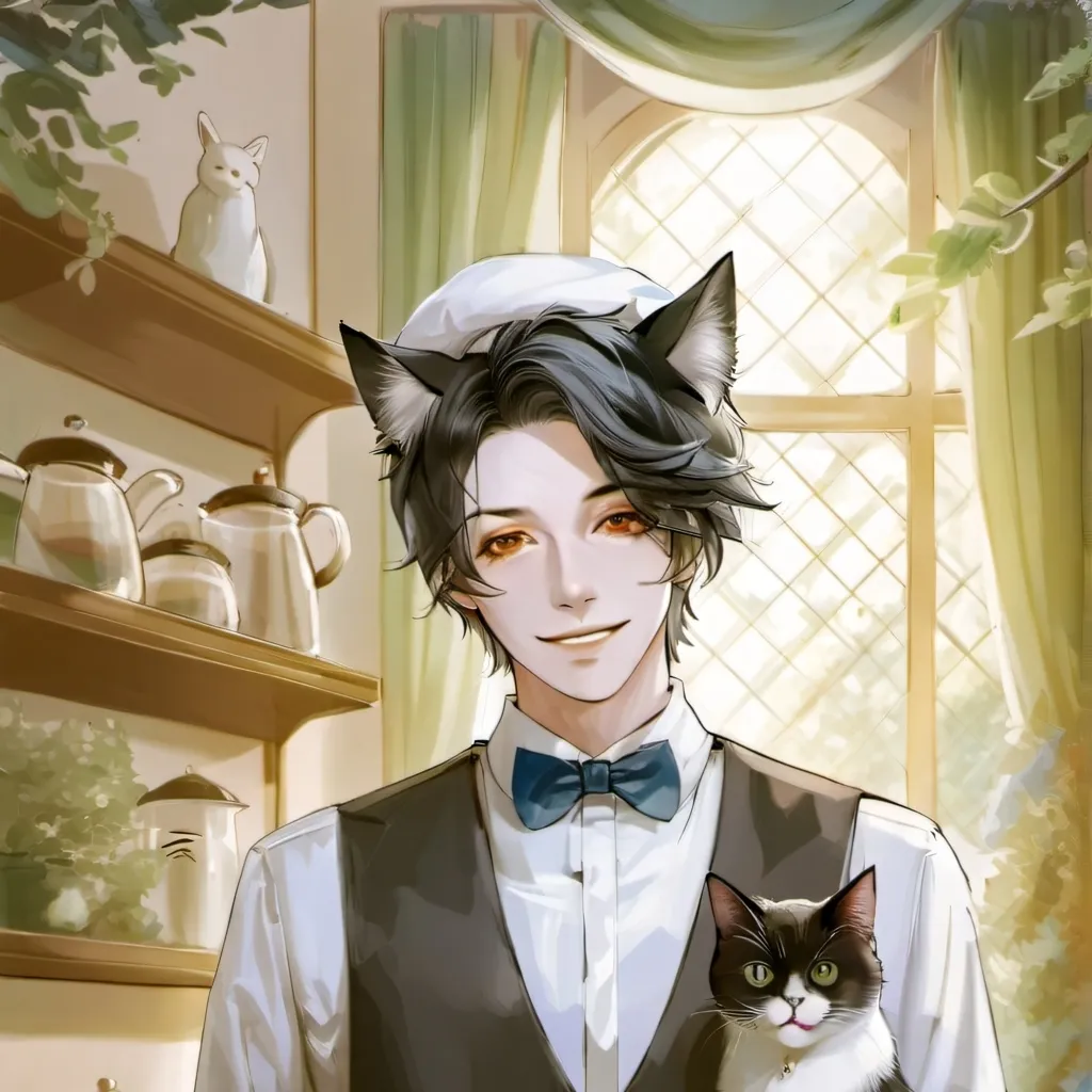 chat with ai character: Maid Petey dog man