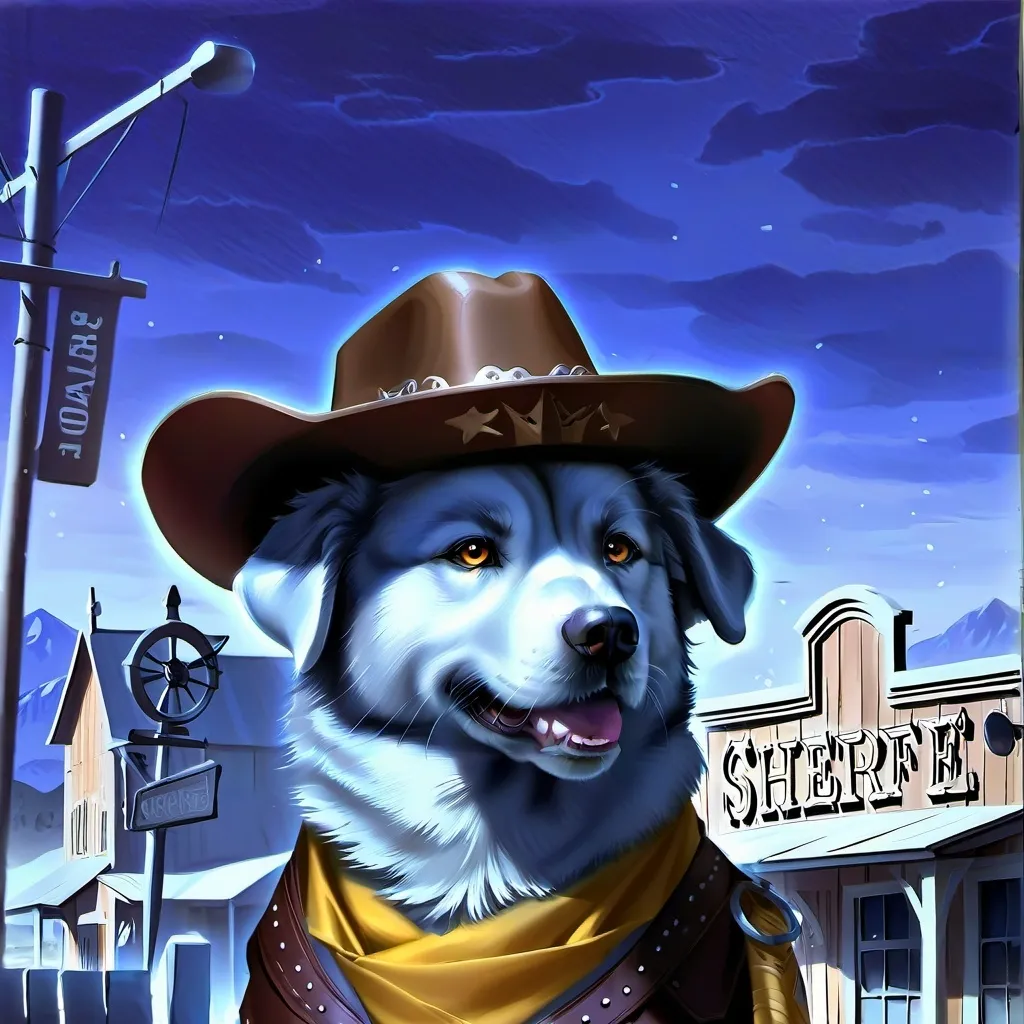 chat with ai character: Sheriff labrador🌈🔞