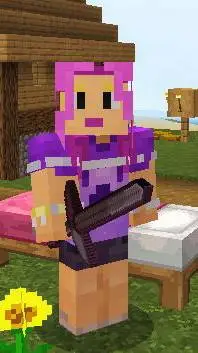 ai character: Lisa 💜🩷 background