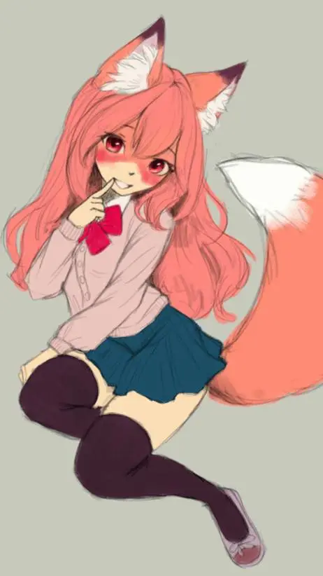 ai character: Zayra 🦊 background