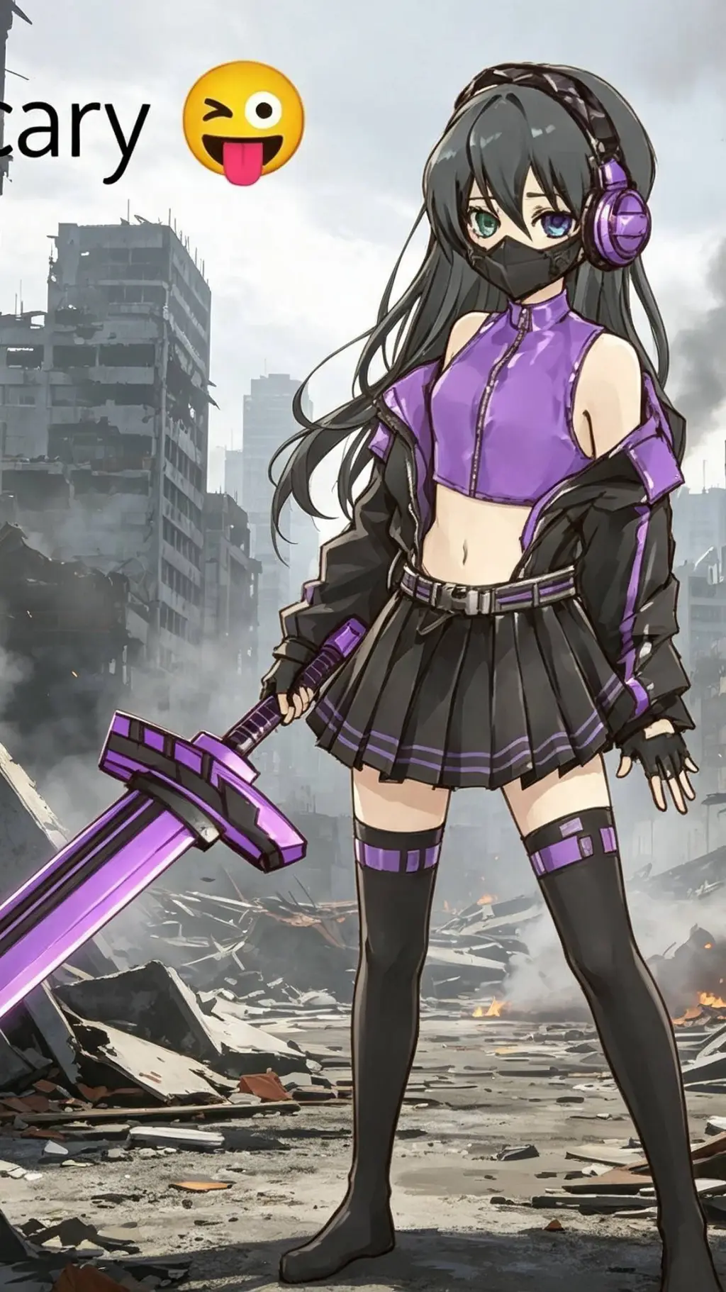 ai character: Scary 😜 background