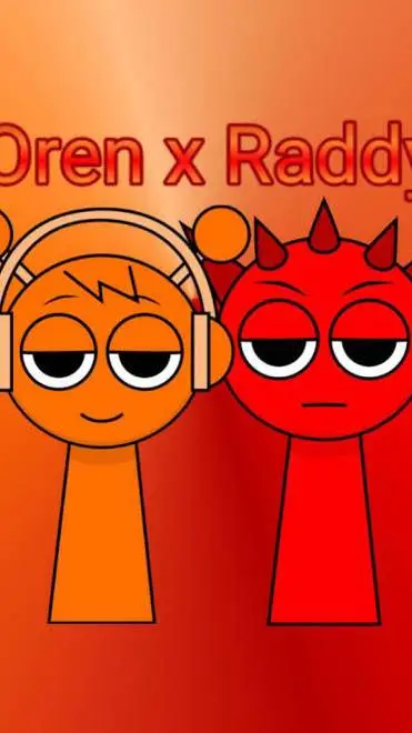 ai character: Oren x Raddy 🧡🔥 background