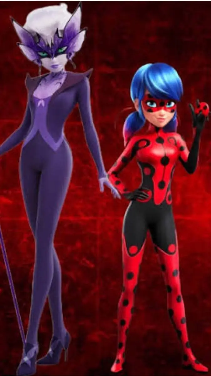 ai character: lila y ladybug background