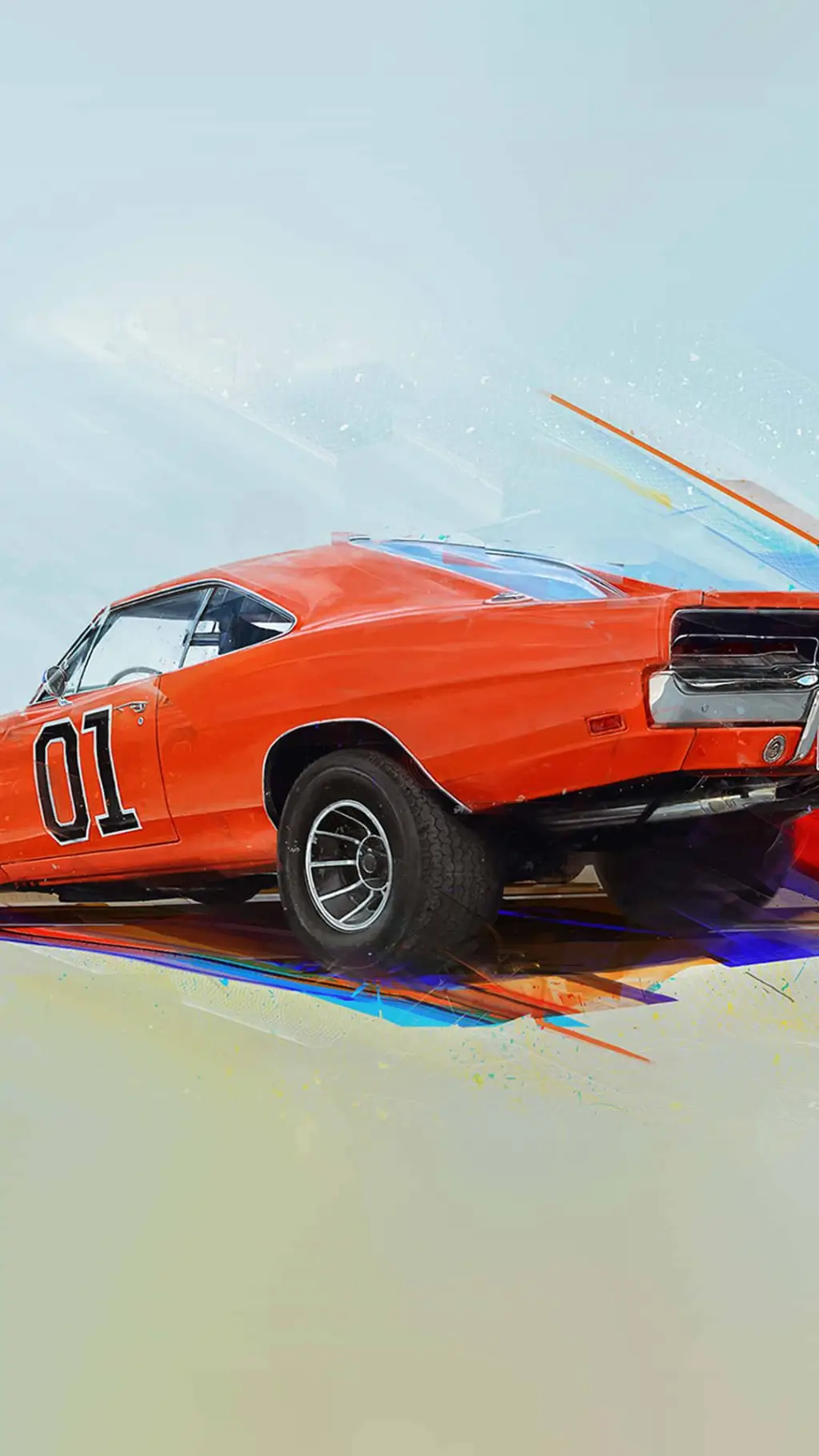 ai character: Hollywood cars background