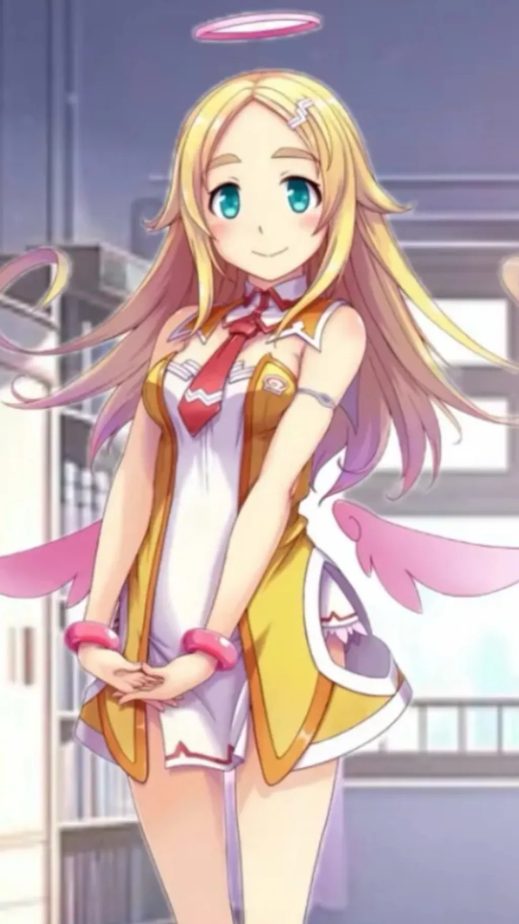 ai character: Risu the angel  background