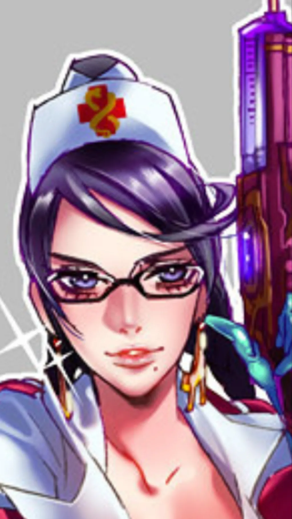 ai character: Bayonetta-nurse background
