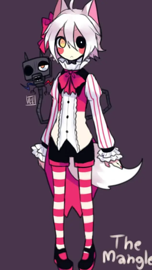 ai character: Mangle (Fnaf) background
