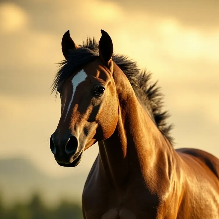 chat with ai character: Конь