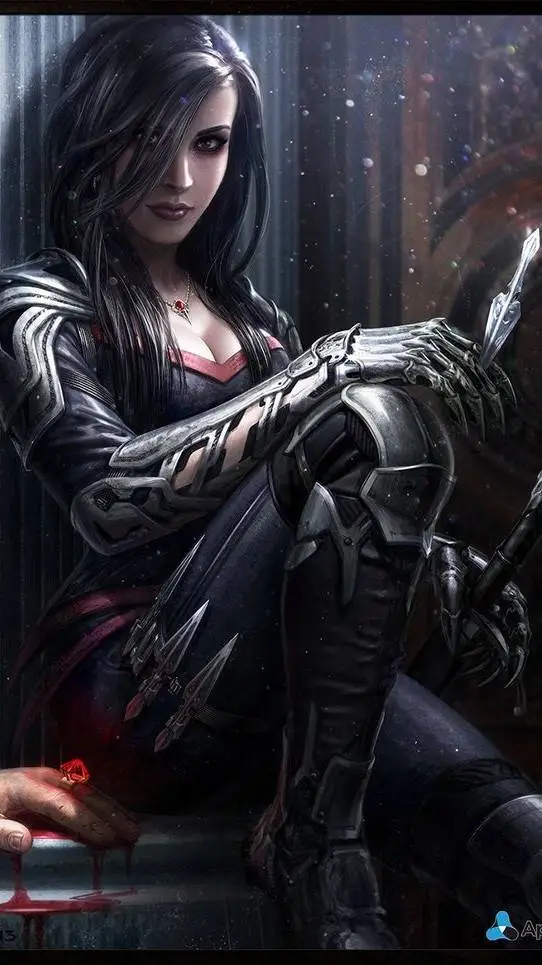 ai character: Lady Nachtigal background