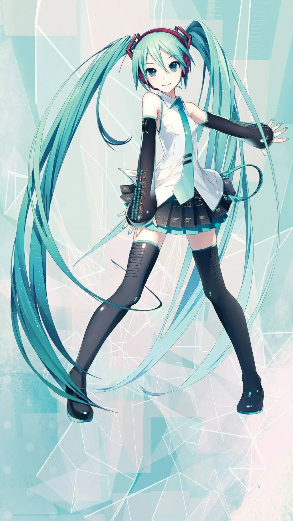 ai character: Hatsune Miku background