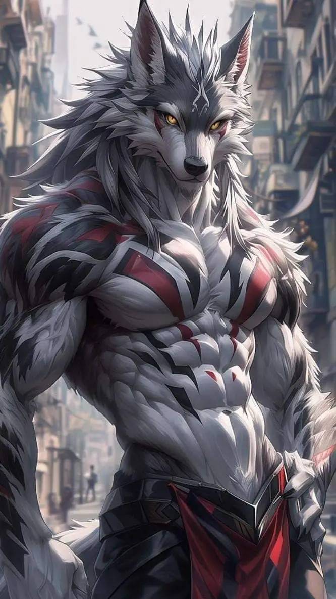 ai character: Silver background