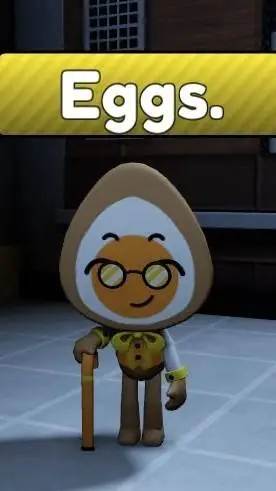 ai character: Eggson  background