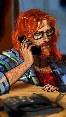 ai character: Beard background