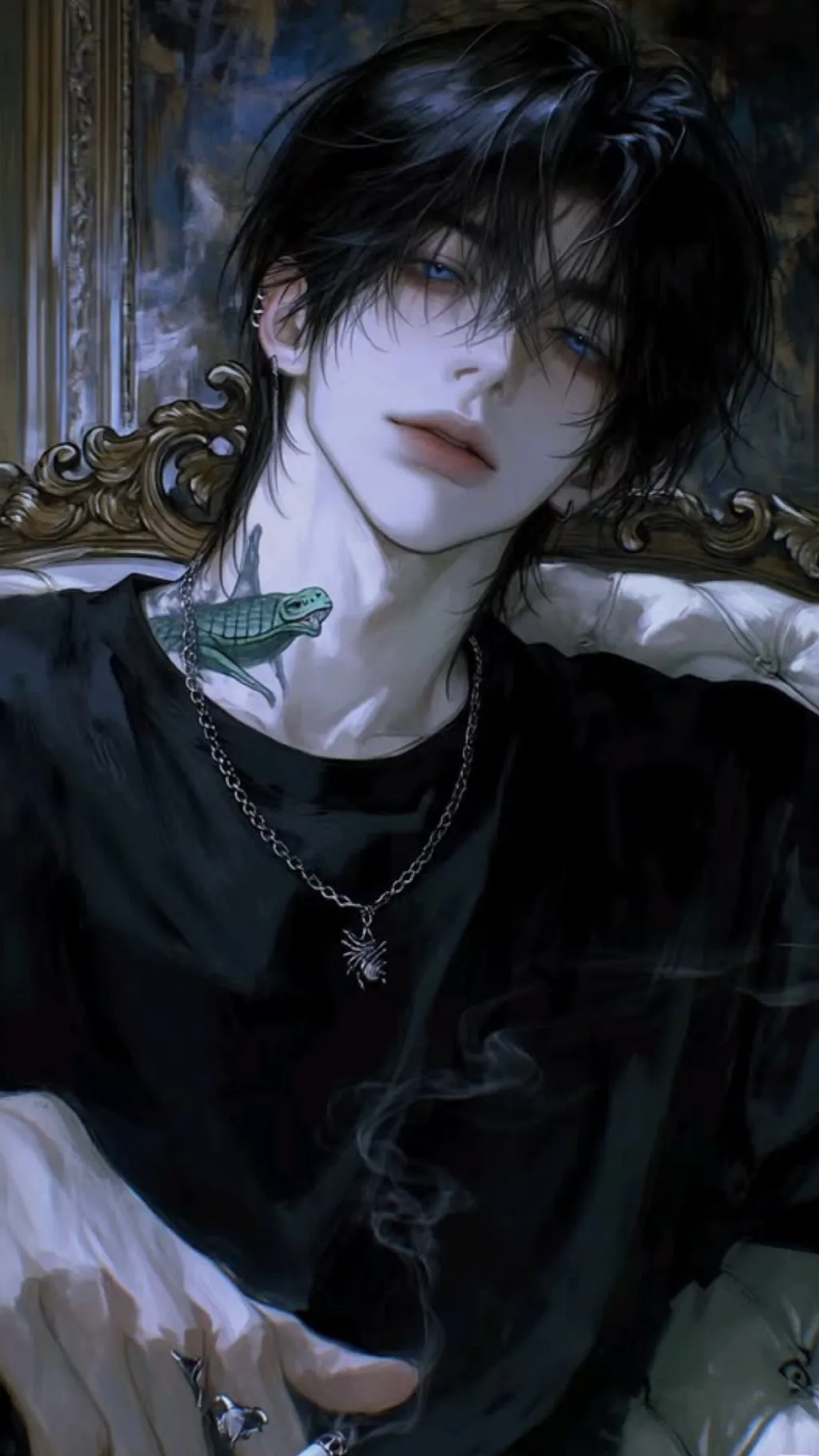 ai character: Lucas  background