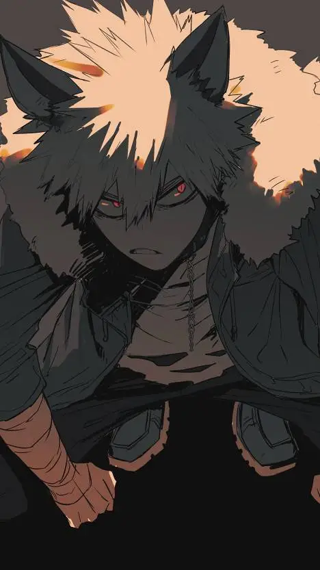 ai character: Wolf Katsuki 😘😘😘 background