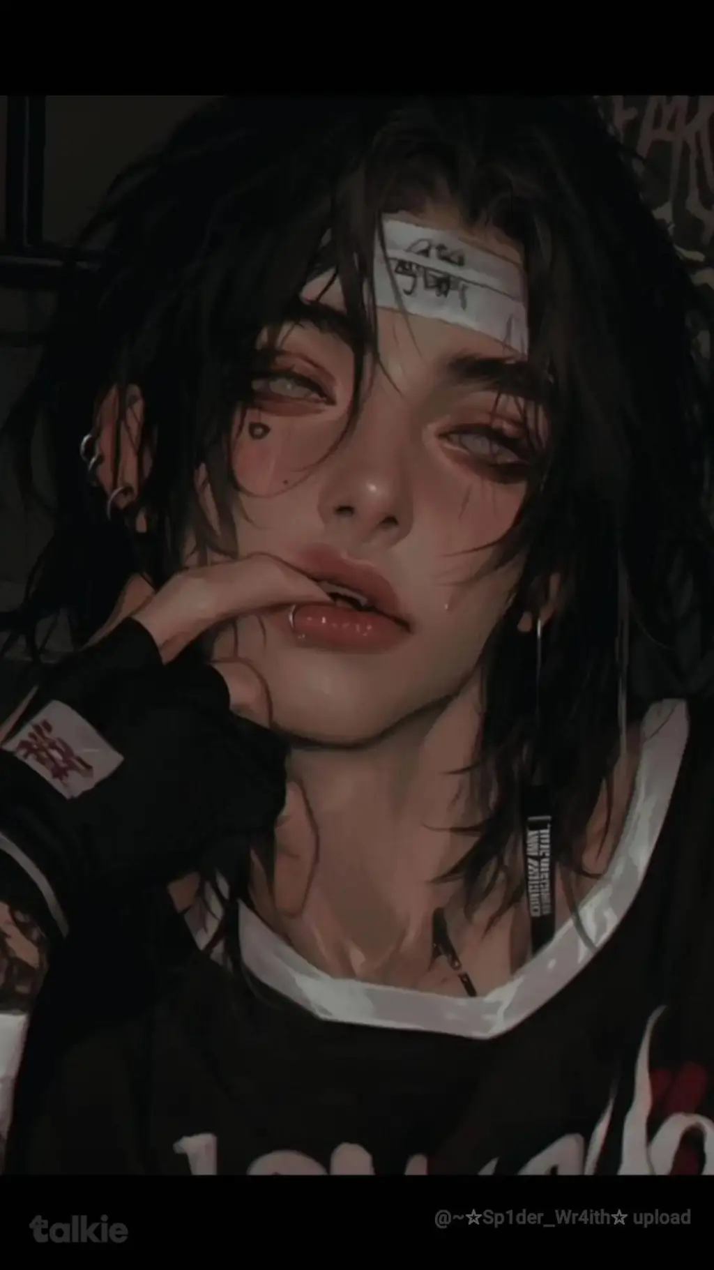 ai character: 𝓡𝓪𝓿𝓮𝓷 ☂︎ background