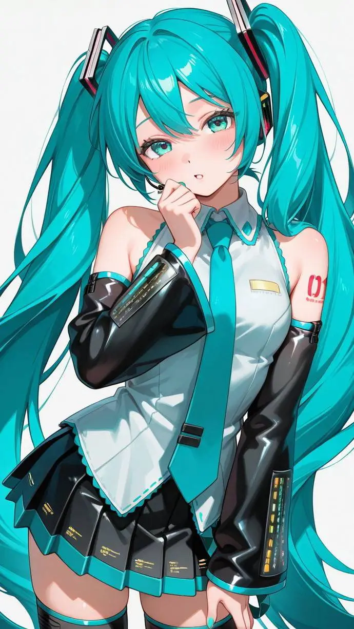 ai character: Hatsune Miku background