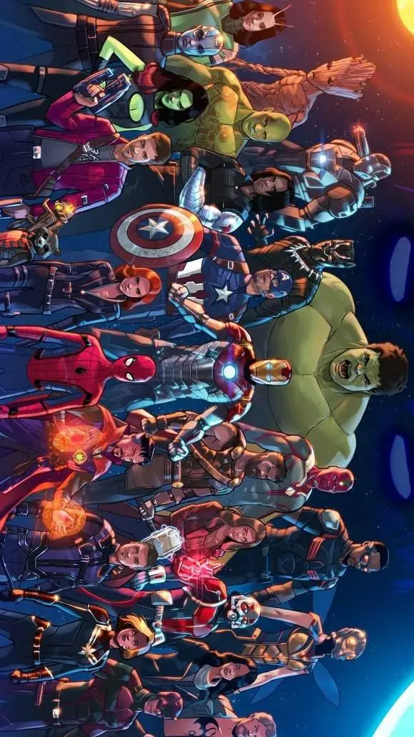 ai character: Marvel background