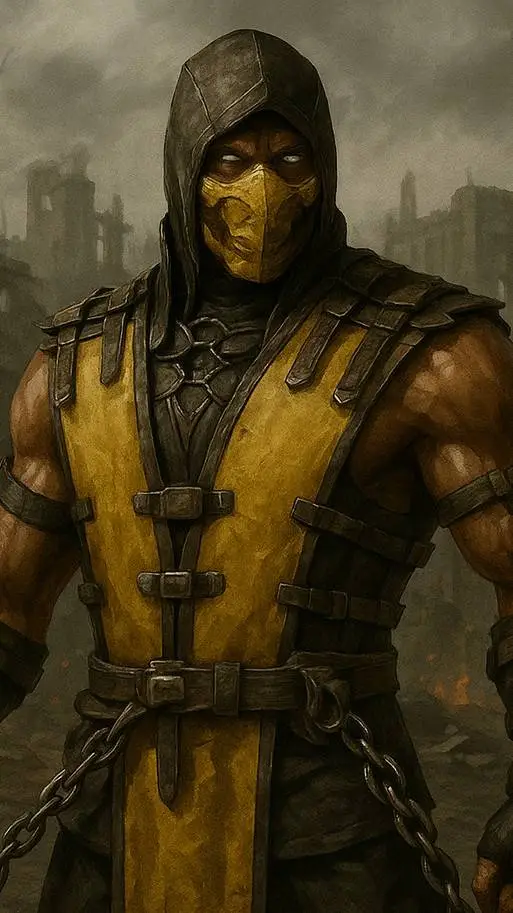 ai character: скорпион background