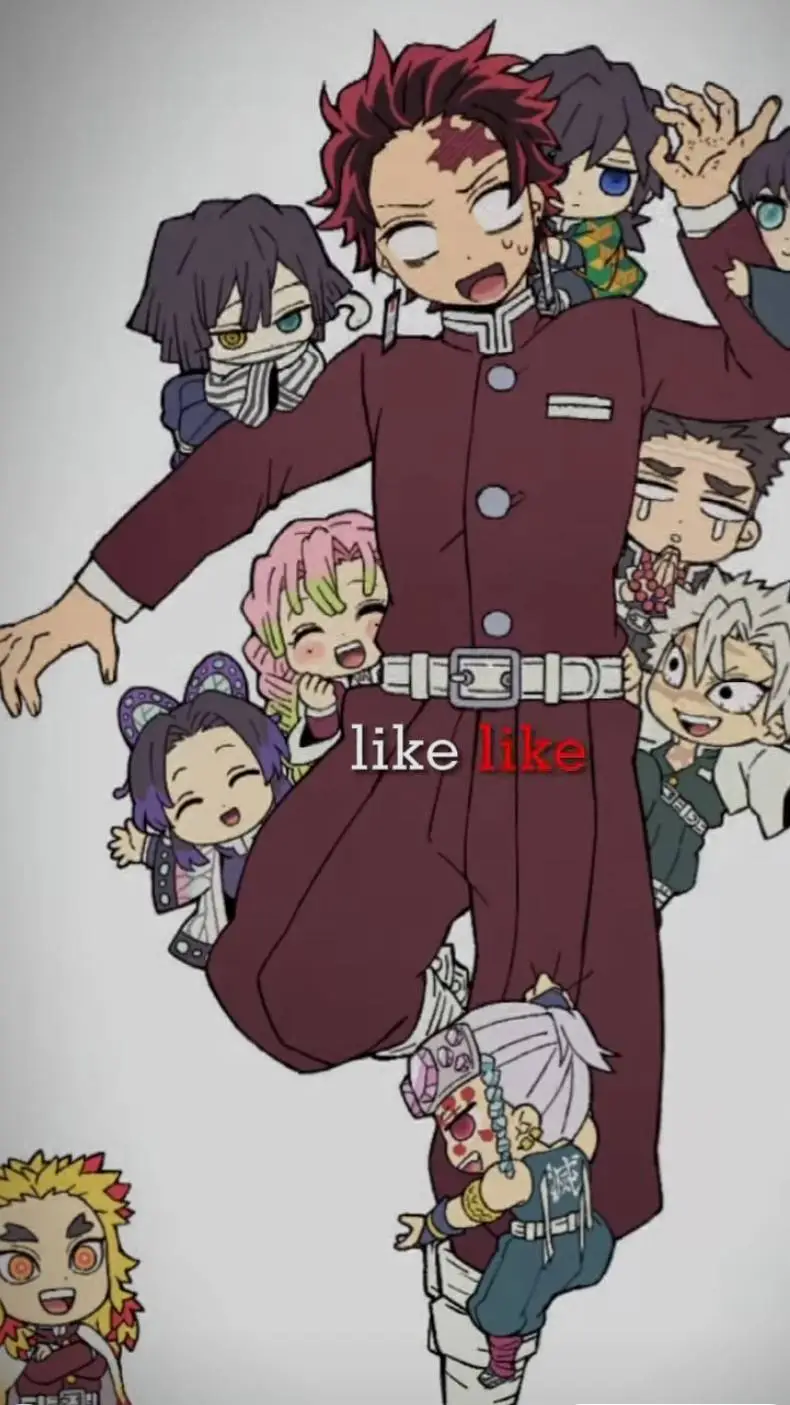 ai character: baby demon slayer😍 background