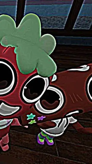 ai character: Fruitcake!❤️🤎 background