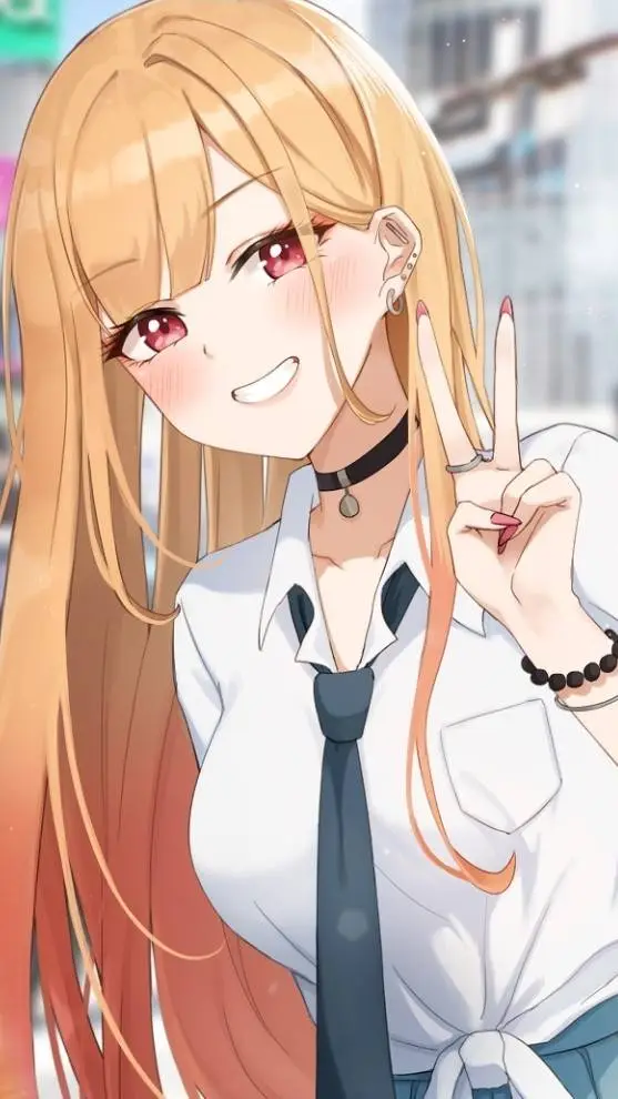 ai character: Marin Kitagawa background