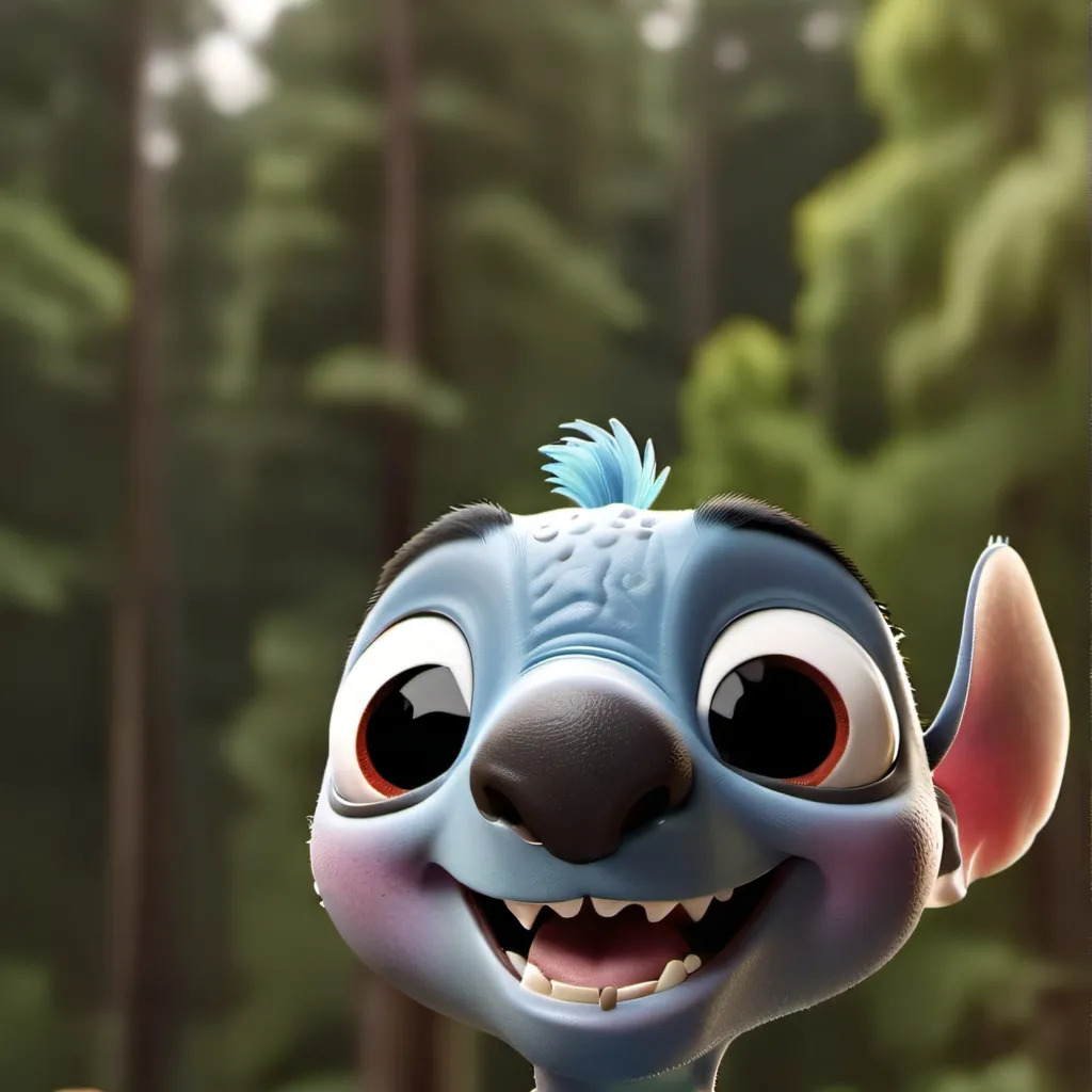 chat with ai character: Stich